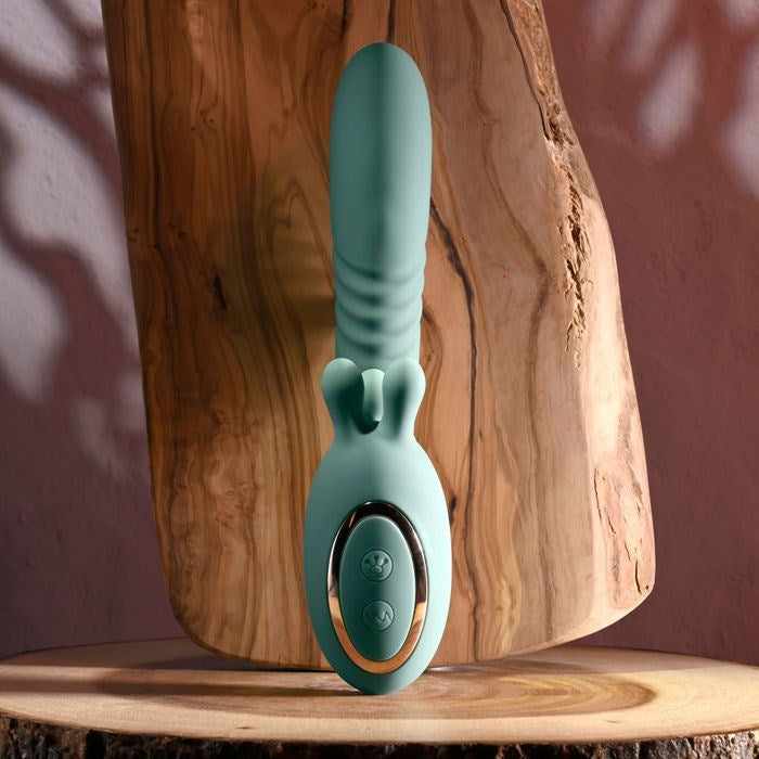 Evolved THRUST INTO ECSTASY Thrusting G Spot Vibrator with Dual Motor Technology - - G-Spot Vibrators