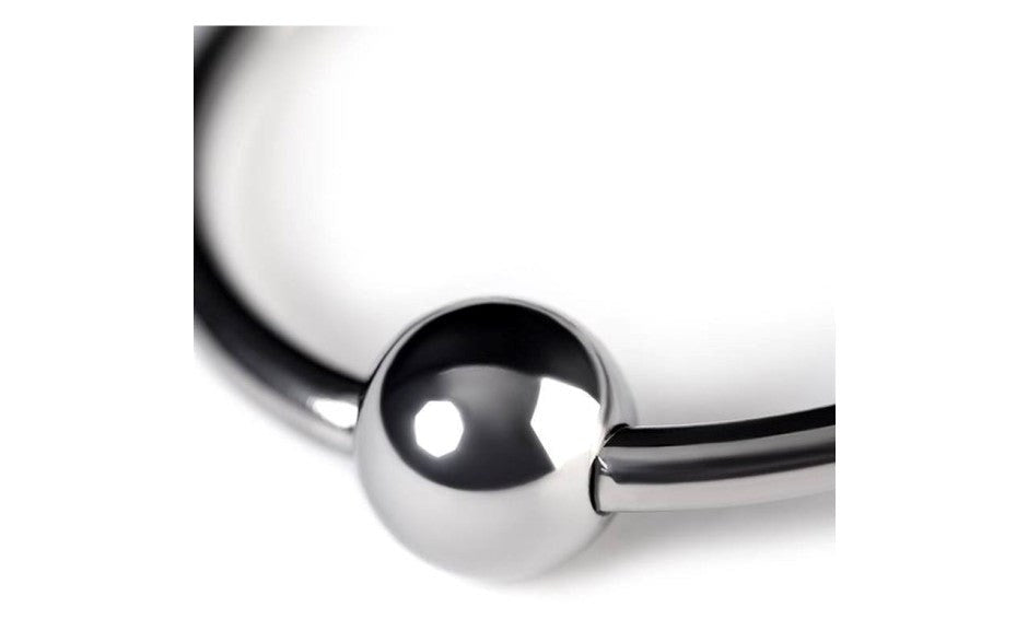 ToyFa Metal Male Penis Head Ring 25mm Penis Head Stimulation - - Steel Cock Rings