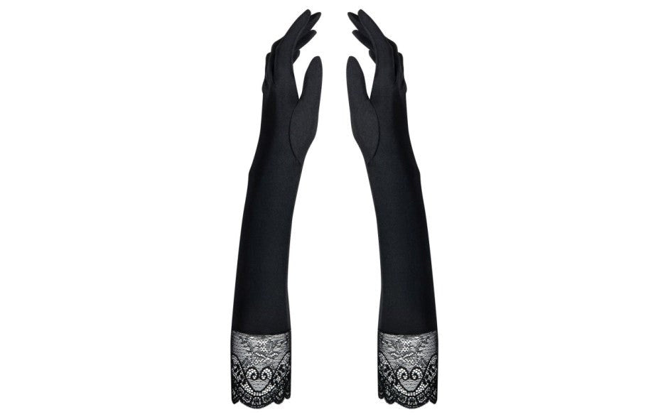 Obsessive Miamor Fabulous Sexy Hand Gloves with Lace and Stones - - Wigs and Gloves