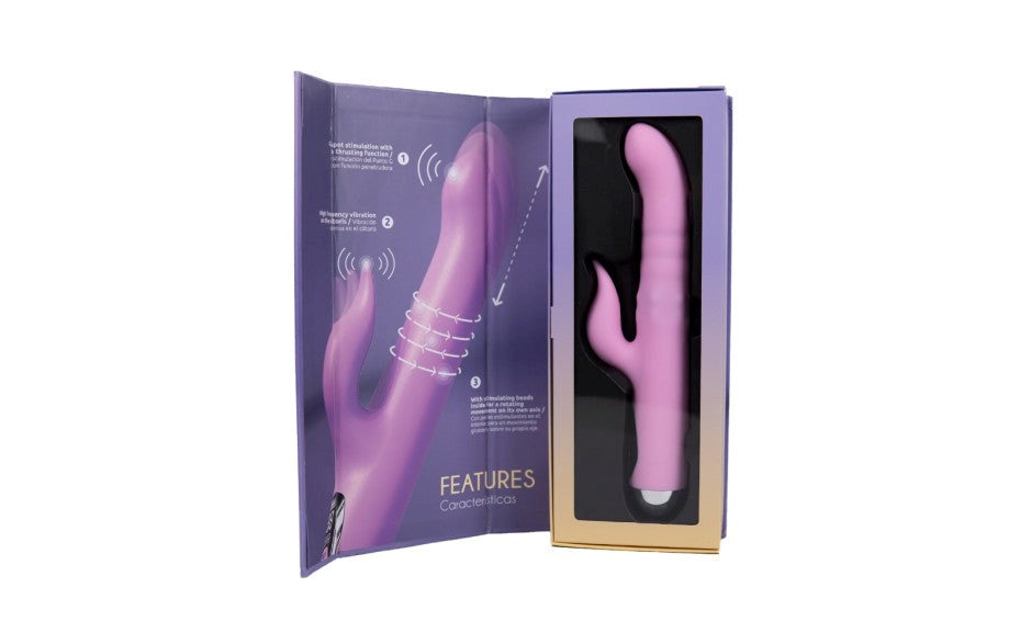 RAW Raw Osma Majestic Pro USB 10 Mode Pearl Rabbit Vibrator Dual Stimulation - - Rabbit Vibrators
