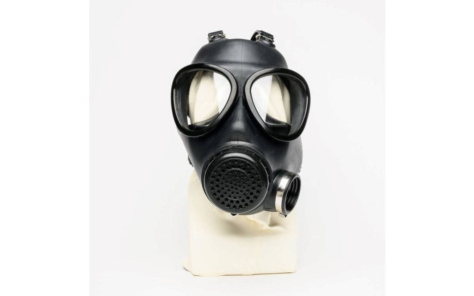 XR Brands XTRM Military Adjustable Strap Rubber Gas BDSM Mask with Straps - - Bondage Hoods