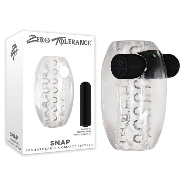 Zero Tolerance Snap Egg Shaped Vibrating Mens Stroker - - Masturbators and Strokers