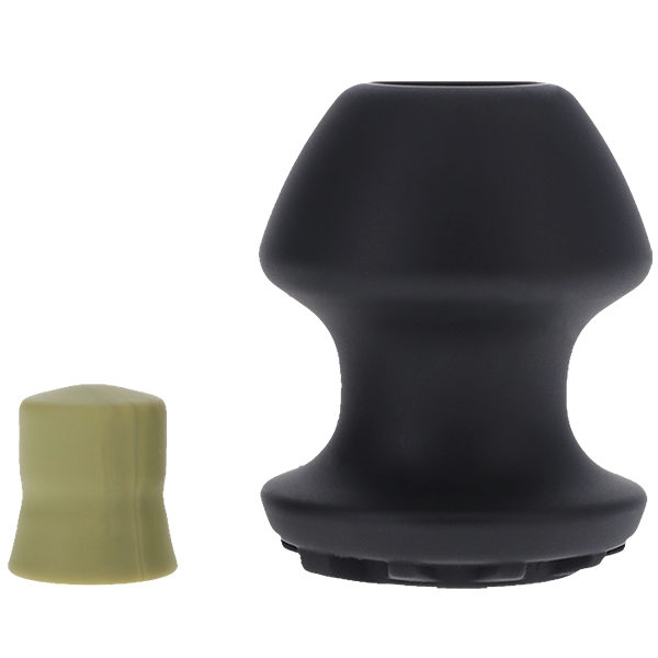 Fort Troff Kum Keeper Classic Grommet Butt Plug Black - - Butt Plugs