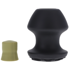 Fort Troff Kum Keeper Classic Grommet Butt Plug Black - - Butt Plugs