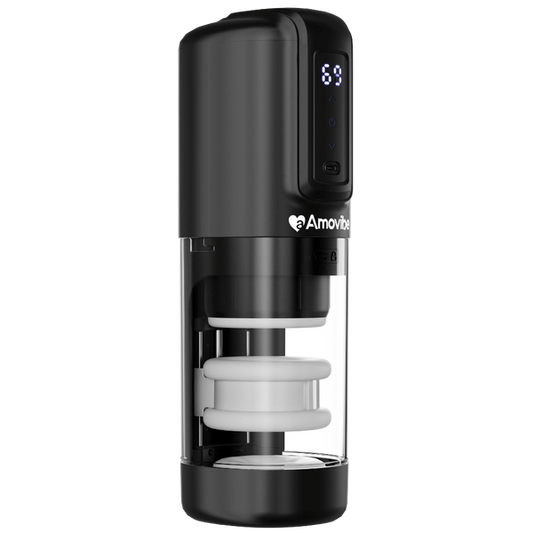 Amovibe Porsha Rechargeable Automatic Male Masturbator - - Masturbators and Strokers