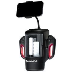 Amovibe Game King Rubbing Rechargeable Male Masturbator Black - - Masturbators and Strokers