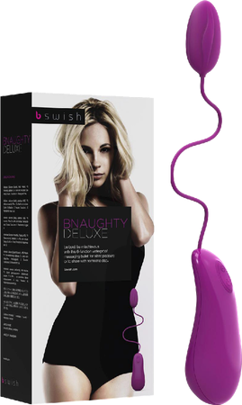 B Swish Bnaughty Deluxe 6 Function Remote Controlled Kegel Exercisers Raspberry - - Love Eggs and Kegel Exercisers
