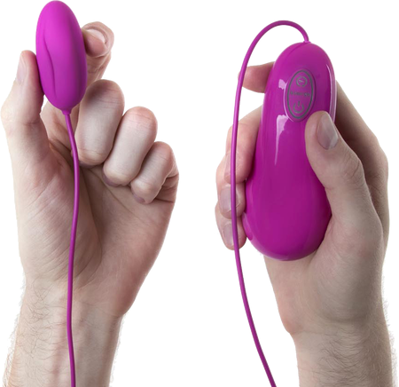 B Swish Bnaughty Deluxe 6 Function Remote Controlled Kegel Exercisers Raspberry - - Love Eggs and Kegel Exercisers