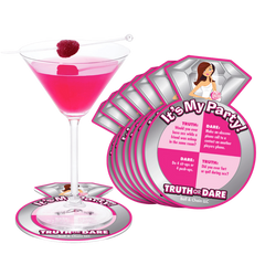 Bride To Be Truth or Dare Novelty Coaster - - Party Gifts and Novelties