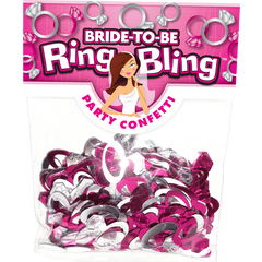Bride To Be Ring Bling Bachelorette Party Confetti - - Party Gifts and Novelties