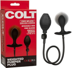 Colt Weighted Pumper Silicone Anal Plug - - Butt Plugs