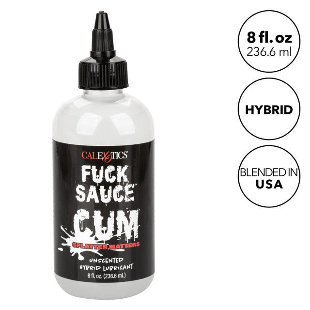 Fuck Sauce Cum Hybrid Water and Silicone Based Lubricant 236.6ml - - Massage Oils and Lubricants