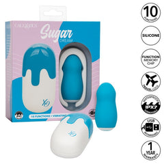 California Exotics Sugar Dream 10 Function Love Eggs Blue - - Love Eggs and Kegel Exercisers