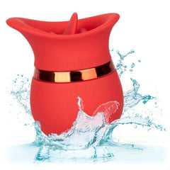 French Kiss Sweet Talker 12 Function Clitoral Stimulator Red - - Clit Ticklers and Pulsators