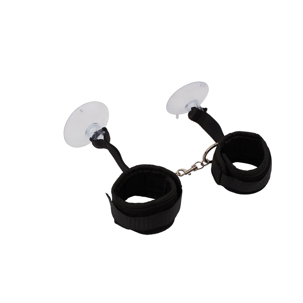 Behave Tie Up Love Adjustable BDSM Cuffs Black - - Cuffs And Restraints