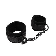 Behave Tempt Him Bondage Play Hand Cuffs Black - - Cuffs And Restraints