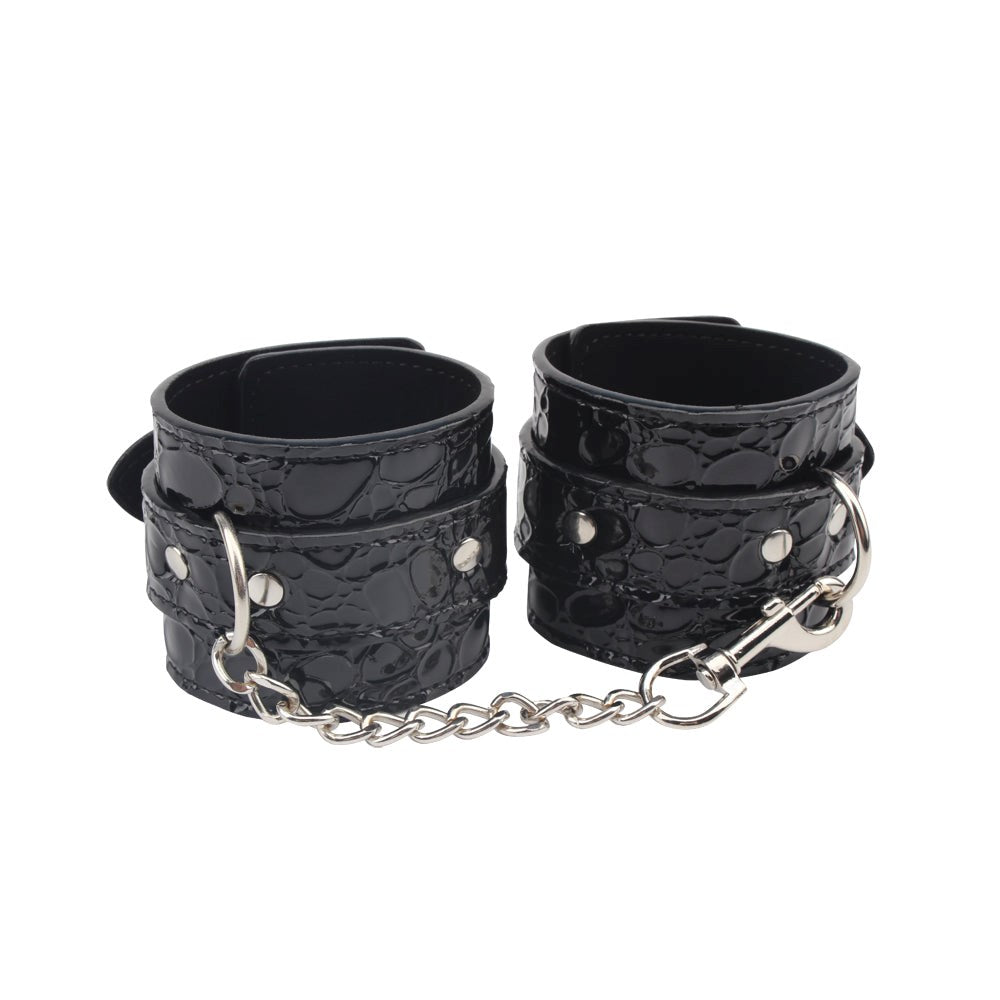 Behave Be Good Bondage Play Wrist Cuffs Black - - Cuffs And Restraints