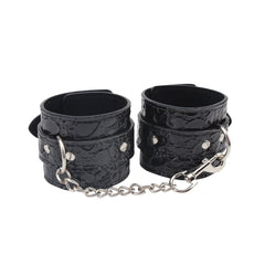 Behave Be Good Bondage Play Wrist Cuffs Black - - Cuffs And Restraints