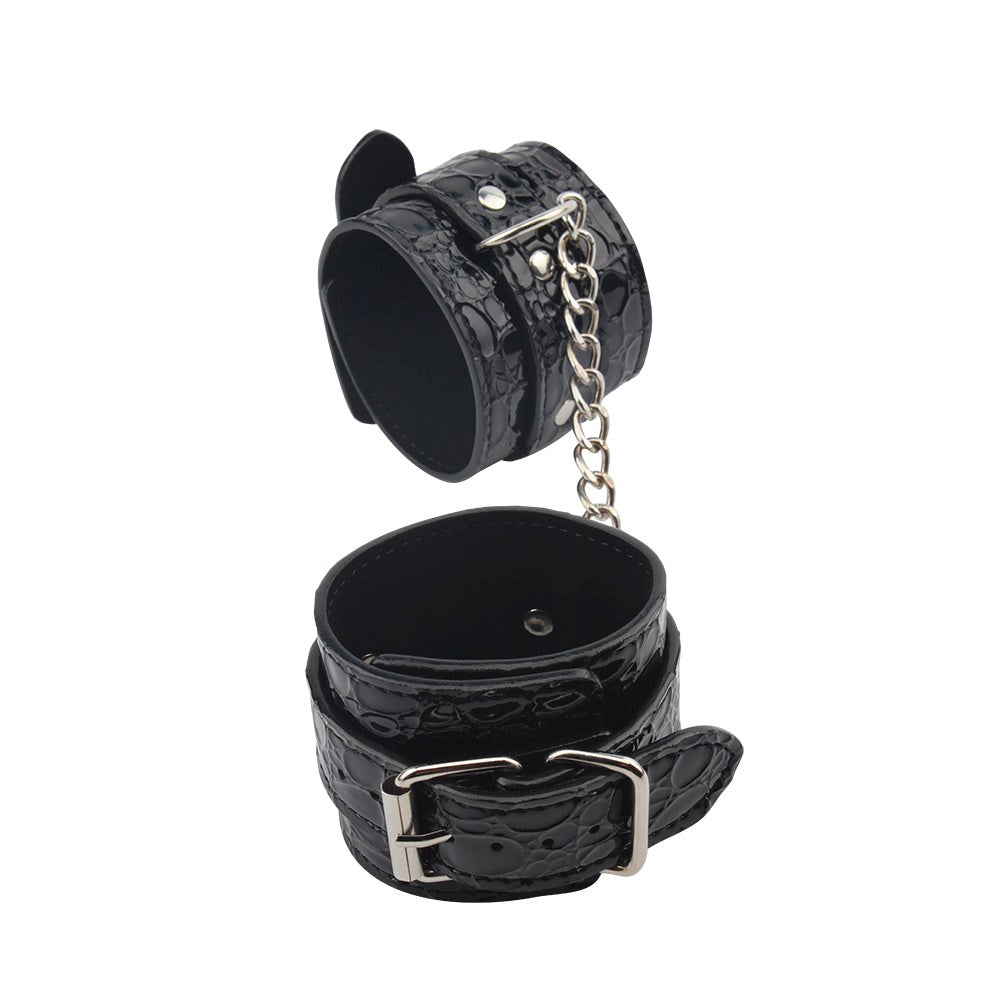 Behave Be Good Bondage Play Wrist Cuffs Black - - Cuffs And Restraints
