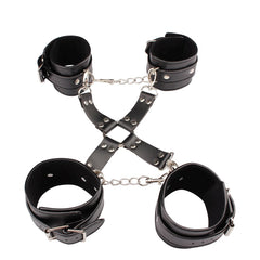 Behave Fully Restrain You Lover Bondage Set Black - - Bondage Kits