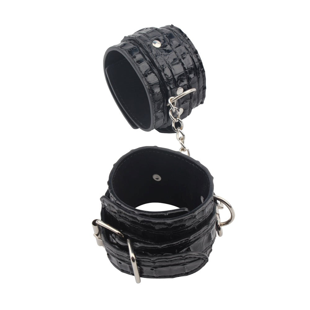 Behave Surrender Fully Adjustable Ankle Restraints Black - - Cuffs And Restraints