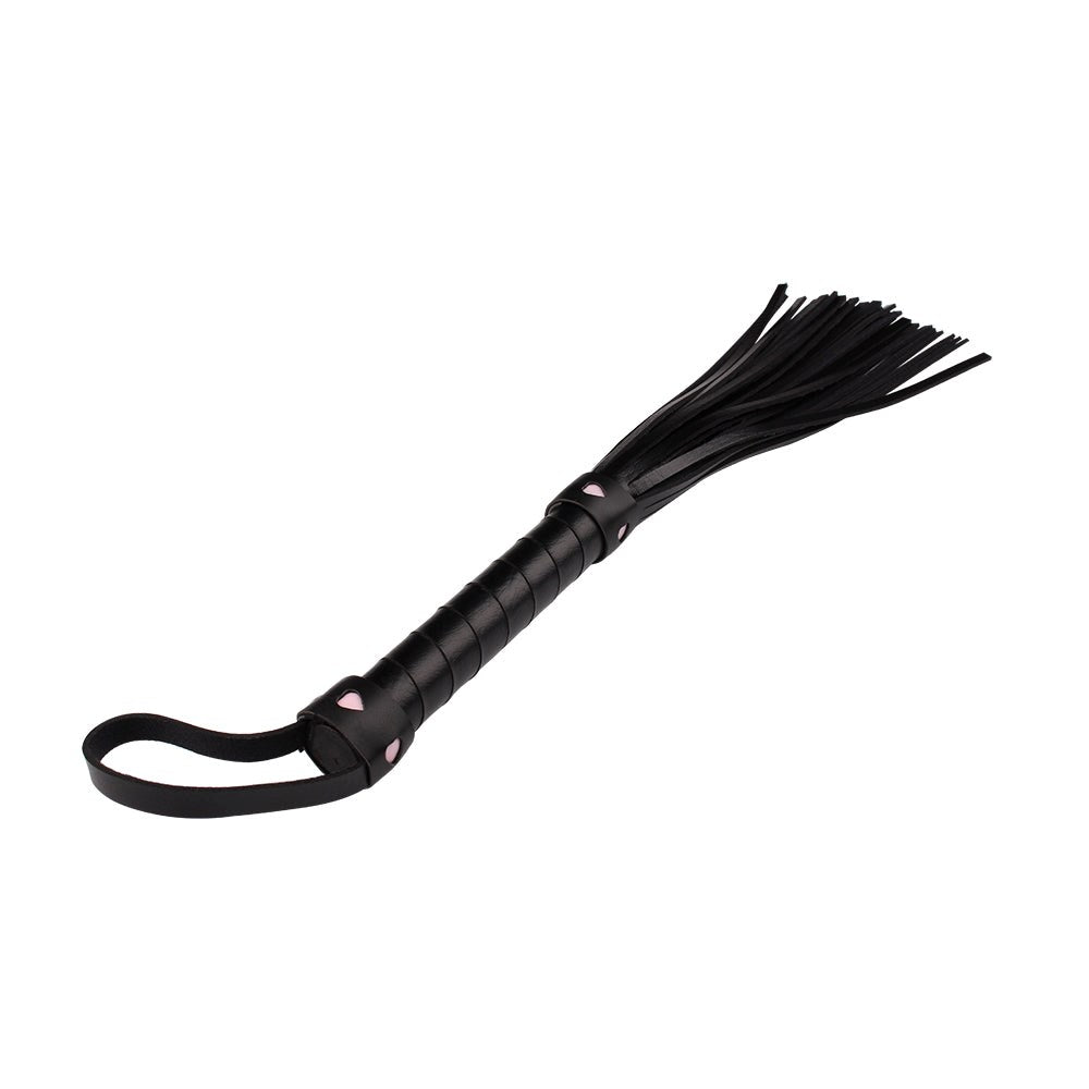 Behave Flexible Pleasure Bondage Whip Black - - Whips And Crops