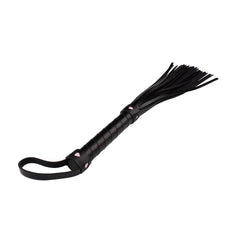 Behave Flexible Pleasure Bondage Whip Black - - Whips And Crops