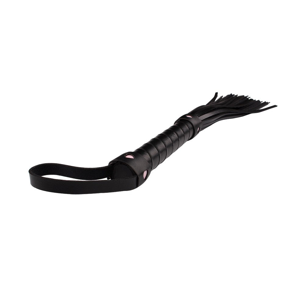 Behave Flexible Pleasure Bondage Whip Black - - Whips And Crops