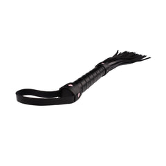 Behave Flexible Pleasure Bondage Whip Black - - Whips And Crops