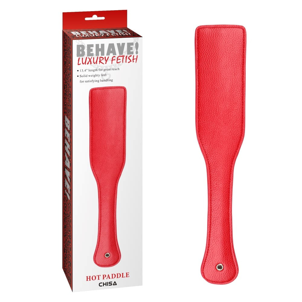 Chisa Behave Bondage Play Hot Paddle Red Impact Play BDSM Paddle - - Paddles And Slappers