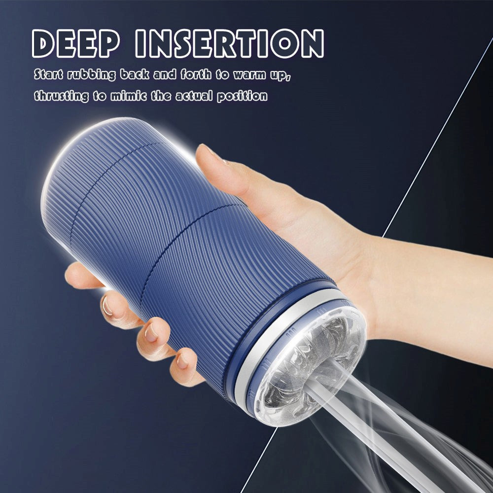 Lust Ripple Phantom Mens Masturbator Blue - - Masturbators and Strokers