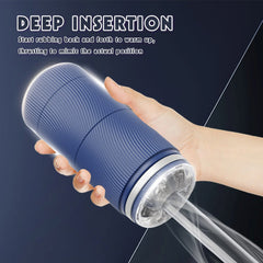 Lust Ripple Phantom Mens Masturbator Blue - - Masturbators and Strokers