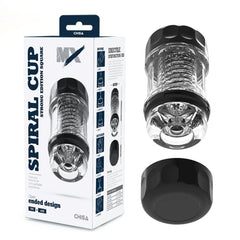 MX Spiral Cup Strong Edition Square Mens Masturbator - - Masturbators and Strokers
