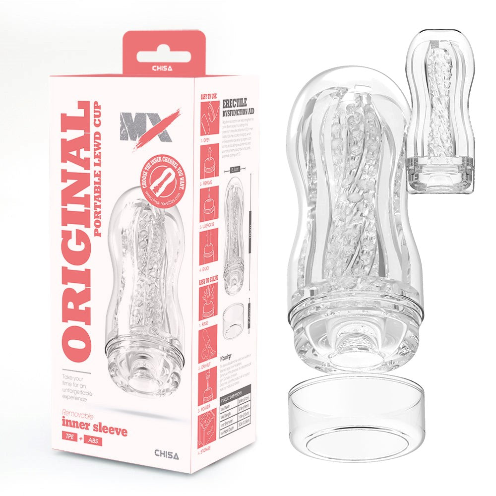 Chisa MX Original Portable Lewd Mens Stroker Cup Male Masturbator - - Masturbators and Strokers