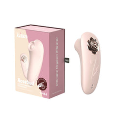 Kissen Rosebud Waterproof Clitoral Massager Pink - - Clit Ticklers and Pulsators