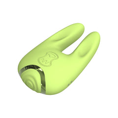 Kissen Satyr Waterproof Silicone Clitoral Vibrator Lime - - Clit Ticklers and Pulsators