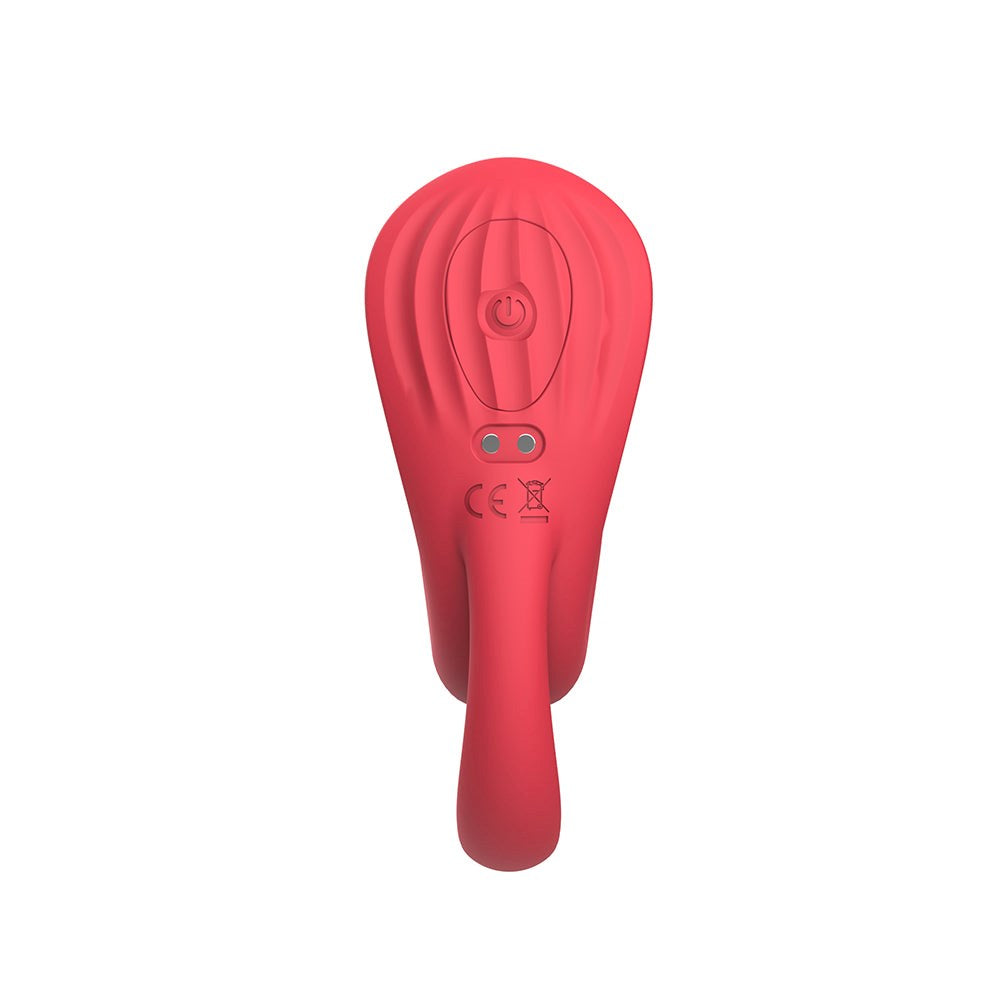 Kissen Acein 10 Function Remote Control Clitoral Vibrator Red - - Clit Ticklers and Pulsators