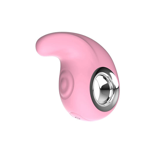 Kissen Comma Vibration & Tapping Pattern Clitoral Massager Pink - - Clit Ticklers and Pulsators