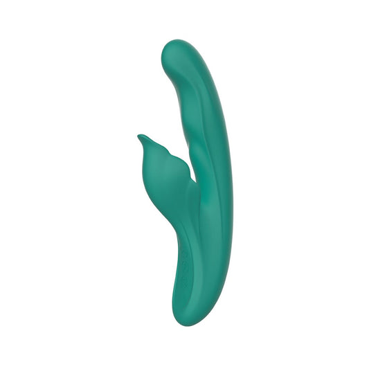 Kissen Kymo Triple Orgasm Rabbit Vibrator Green - - Rabbit Vibrators