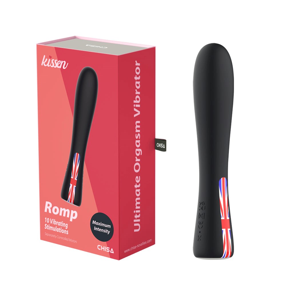 Kissen Romp 10 Function G Spot Vibrator Black - - G-Spot Vibrators