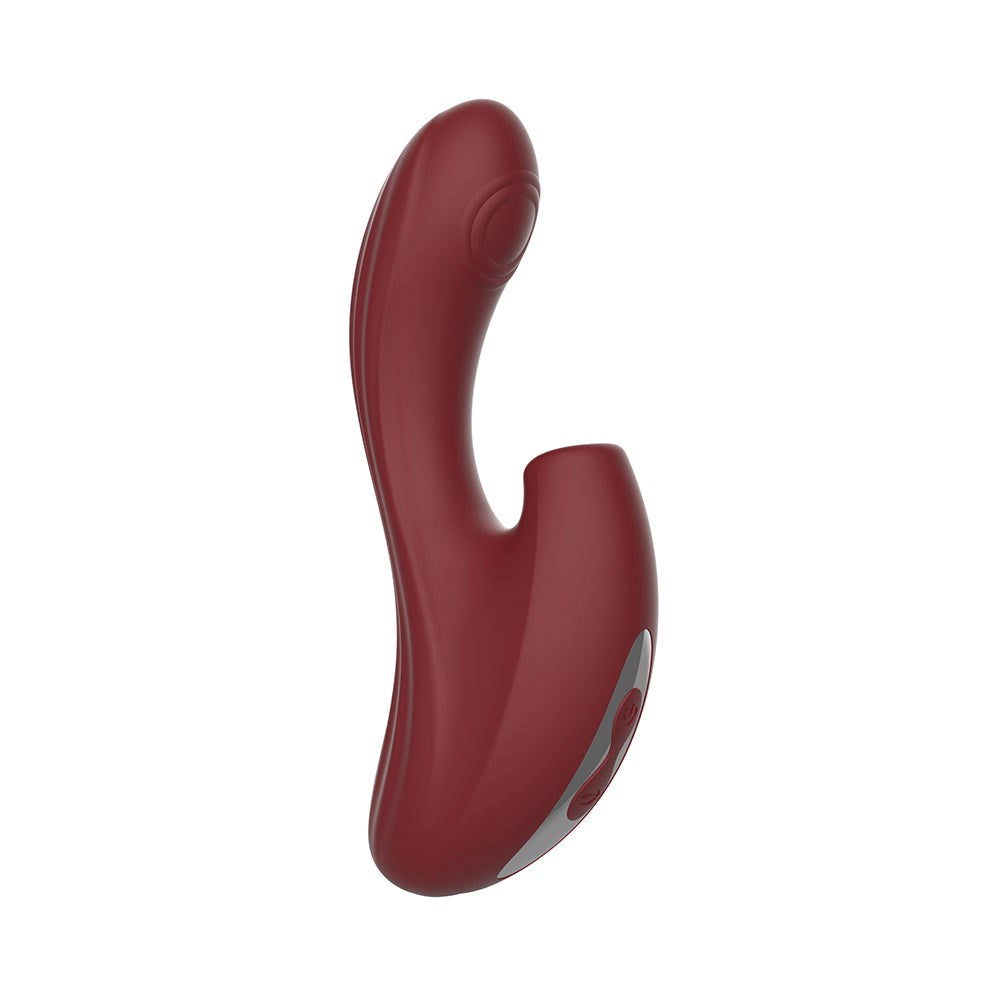 Kissen Nymph 10 Suction Pattern G Spot Vibrator Merlot - - Clit Ticklers and Pulsators