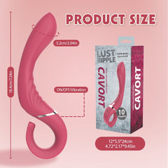 Lust Ripple Cavort 10 Function G Spot Vibrator Pink - - G-Spot Vibrators