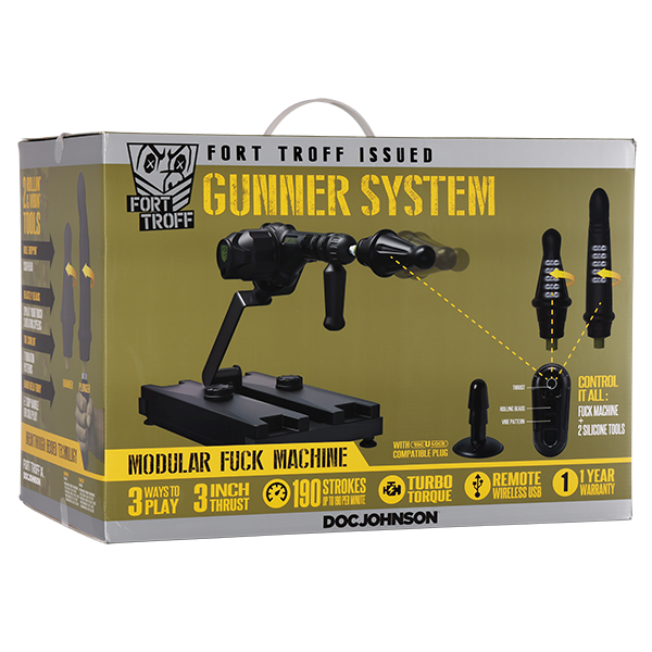 Doc Johnson Fort Troff Gunner System 3 In 1 Fuck Machine - - Sex Machines