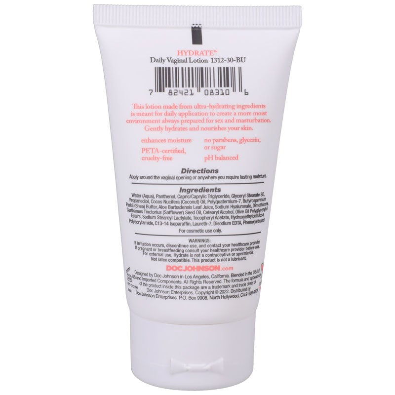 Intimate Enhancements Hydrate Daily Vaginal Lotion 56g - - Delay and Excite Sprays