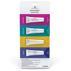 Intimate Enhancements INTENSIFY Pleasure Adult Gel 4 Pack - - Delay and Excite Sprays