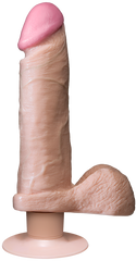 The Realistic Cock ULTRASKYN Realistic Vibrating Dildo 8 Inch Vanilla - - Vibrating Dildos