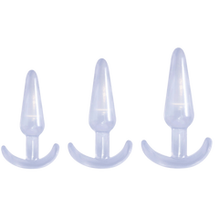 Excellent Power Butt Fantasy Triple Tapered Butt Plug Set - - Butt Plugs