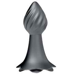 Iceberg Rose 10 Rhythms Vibrating Anal Plug - - Butt Plugs