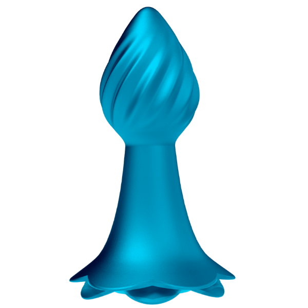 Iceberg Rose 10 Rhythms Vibrating Anal Plug - - Butt Plugs