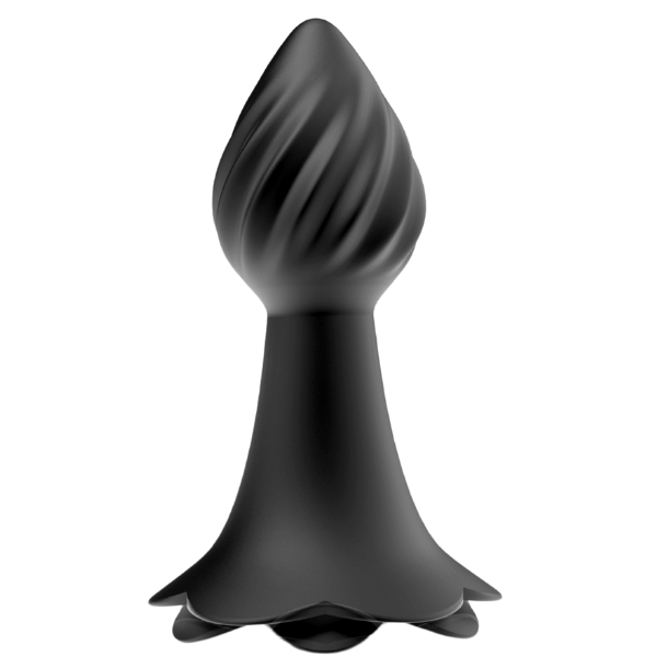 Iceberg Rose 10 Rhythms Vibrating Anal Plug - - Butt Plugs